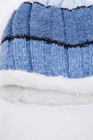 Шапка детская 167R7777 цвет Джинс 3