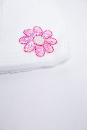 Шапка детская 167R7802 цвет Молочно-розовый 1