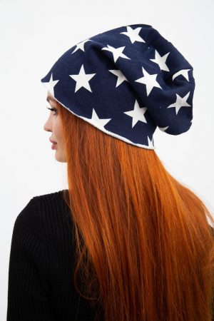 Шапка унисекс 126R015 цвет Синий 1