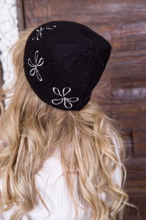 Шапка женская 167R7792 цвет Черный 2