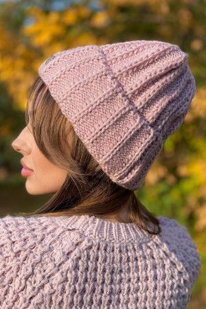 Шапка женская 187R001 цвет Розовый 2