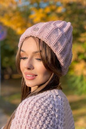 Шапка женская 187R001 цвет Розовый
