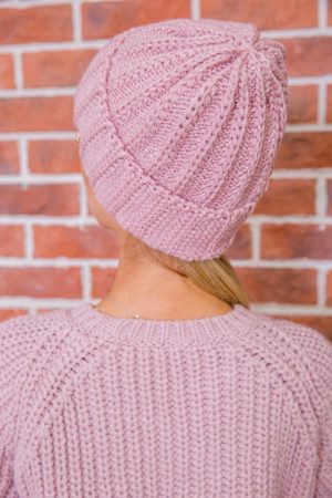 Шапка женская 187R001 цвет Розовый 5