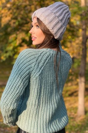 Шапка женская 187R001 цвет Светло-розовый 3