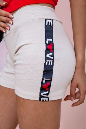 Шорты женские 131R002 цвет Бежевый 4