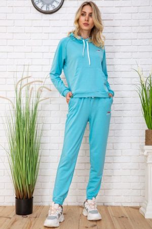Спорт костюм жен. 129R1467-14 цвет Бирюзовый