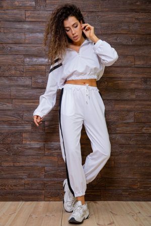 Спорт костюм жен. 129R7695 цвет Белый