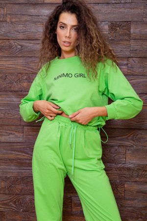 Спорт костюм жен. 129R7807 цвет Салатовый 4