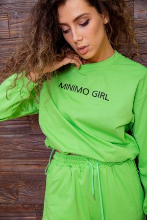 Спорт костюм жен. 129R7807 цвет Салатовый 7