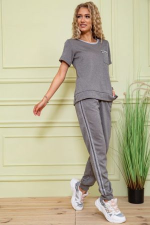 Спорт костюм жен 172R001-1 цвет Серый 1