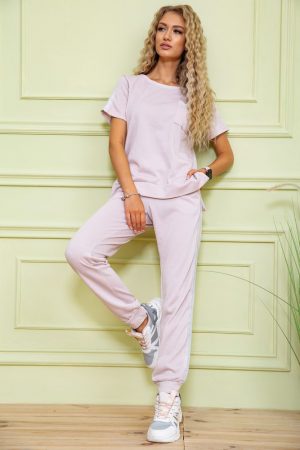Спорт костюм жен 172R001-1 цвет Светло-розовый