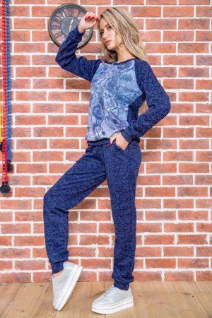 Спорт. костюм жен.172R003-3 цвет Темно-синий 3