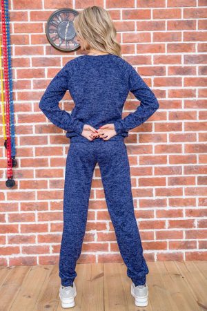 Спорт. костюм жен.172R003-3 цвет Темно-синий 4