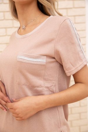 Спорт. костюм жен.172R003 цвет Пудровый 5