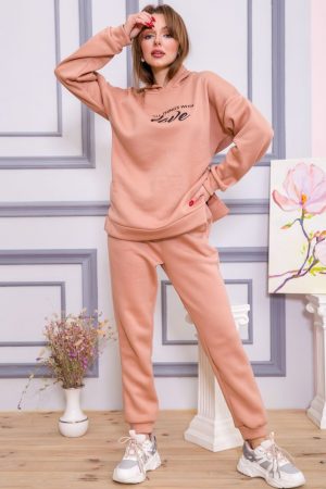 Спорт костюм жен. 182R3020 цвет Бежево-персиковый 1