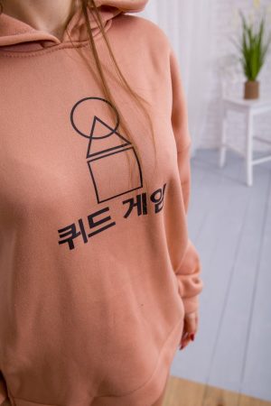 Спорт костюм жен. 182R3021 цвет Бежево-персиковый 8