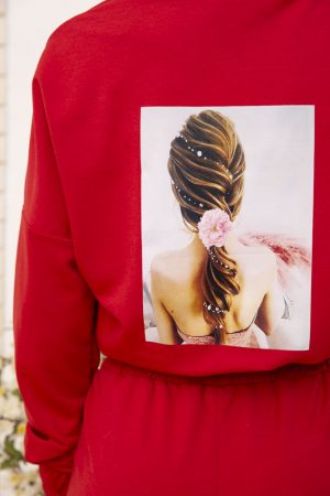 Спорт костюм женский 119R286 цвет Красный 5