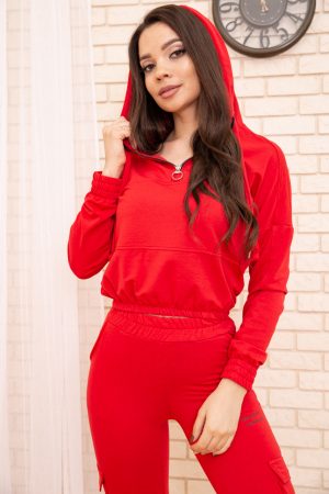 Спорт костюм женский 119R288 цвет Красный 4