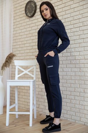 Спорт костюм женский 119R288 цвет Темно-синий 1