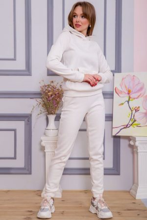 Спорт костюм женский 119R694 цвет Молочный 1