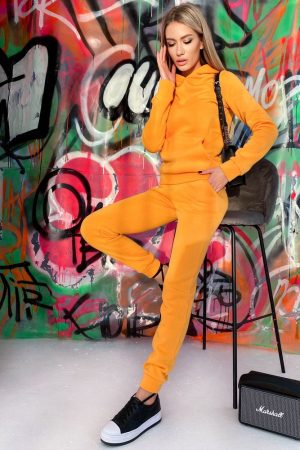 Спорт костюм женский 119R694 цвет Оранжевый 2