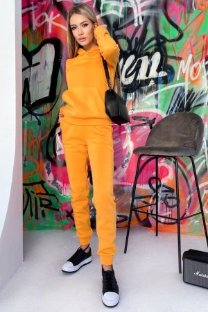 Спорт костюм женский 119R694 цвет Оранжевый 3