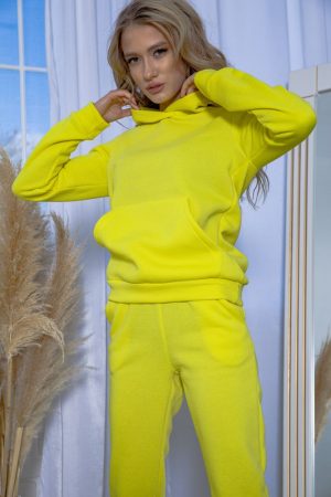 Спорт костюм женский 119R694 цвет Желтый 3