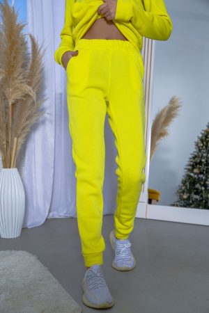 Спорт костюм женский 119R694 цвет Желтый 4