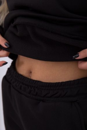 Спорт костюм женский 150R002 цвет Черный 7