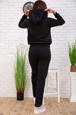 Спорт костюм женский 167R133 цвет Черно-розовый 2