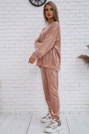 Спорт костюм женский 176R1017 цвет Персиковый 2