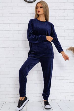 Спорт костюм женский 176R1017 цвет Темно-синий 3