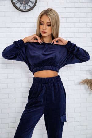 Спорт костюм женский 176R1018 цвет Темно-синий 4