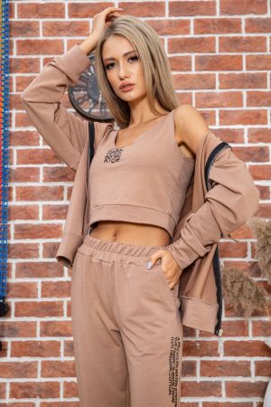 Спорт костюм женский 176R1030 цвет Мокко 3