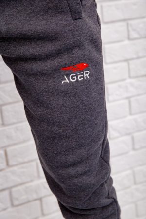 Спорт штаны мужские 182R120 цвет Темно-серый 4