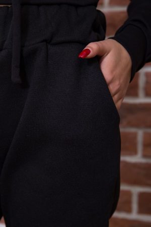 Спорт штаны женские 182R033 цвет Черный 6