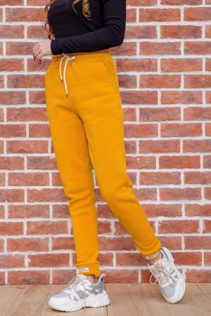 Спортивные штаны 191R004 цвет Горчичный 1