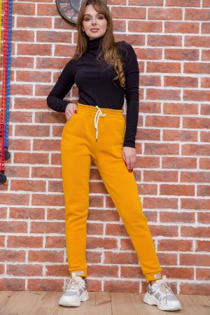 Спортивные штаны 191R004 цвет Горчичный 3