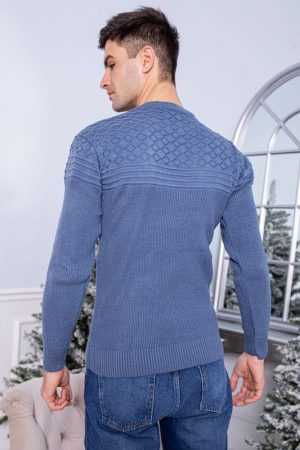 Свитер мужской 161R794 цвет Джинс 3
