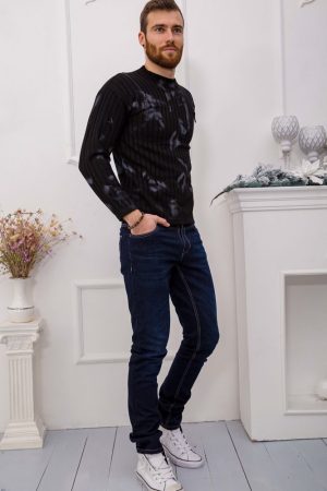 Свитер мужской 182R207 цвет Черный 1