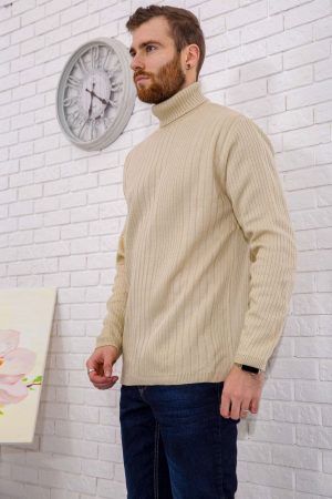Свитер мужской 182R336 цвет Бежевый 2