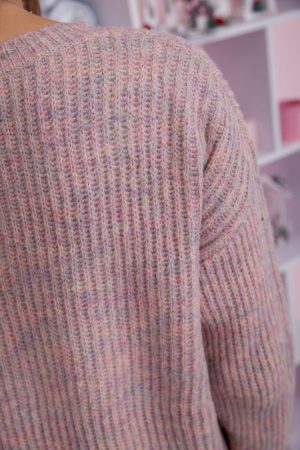 Свитер женский 131R-07 цвет Пудровый 5