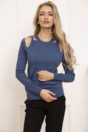 Свитер женский 131R6013 цвет Синий