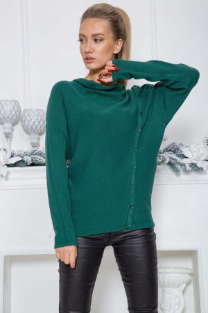 Свитер женский 131R8059 цвет Зеленый