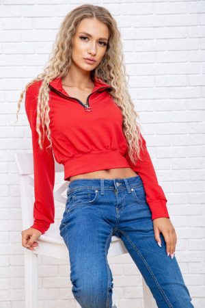 Свитшот женский 119R376 цвет Красный