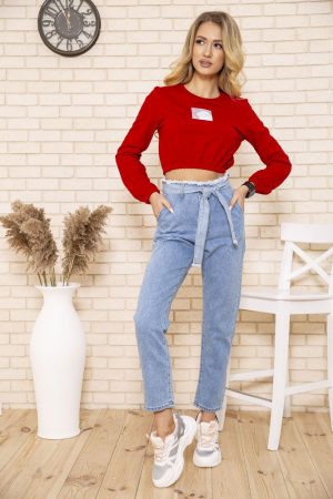 Свитшот женский 119R492 цвет Красный 1