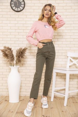 Свитшот женский 119R492 цвет Персиковый 1