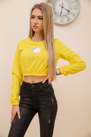 Свитшот женский 119R492 цвет Желтый 2