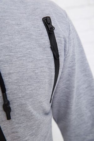 Толстовка мужская 154R700-01 цвет Светло-серый 5