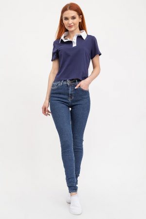 Топ женский 119R208 цвет Темно-синий 1